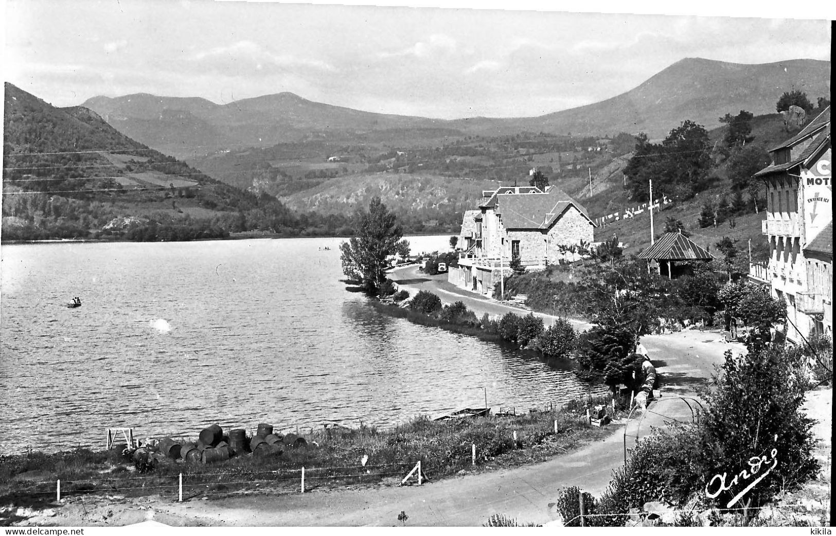 Négatif 13.9 X 9 + Positif Sur Plaque De Verre17.9 X 13.9 Puy De Dôme  Le Lac CHAMBON + Pochette éditeur (19.5 X 14.2)* - Glass Slides