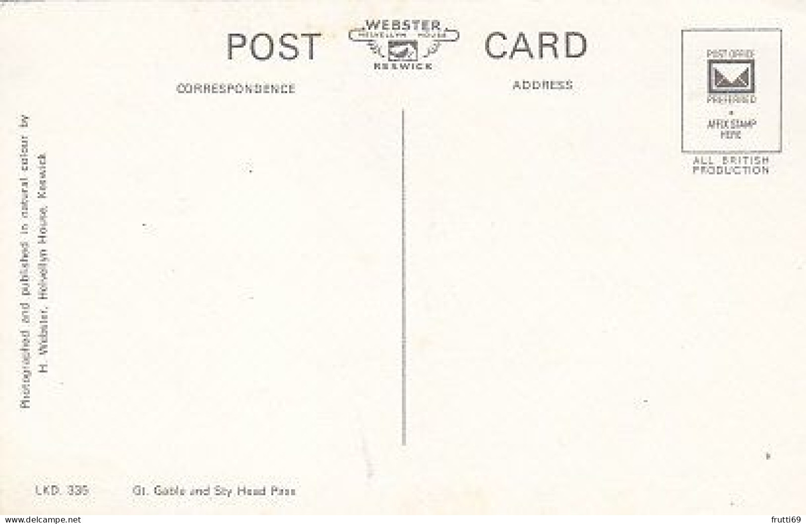 AK 214818 ENGLAND - Gt. Gable Amd Sty Head Pass - Other & Unclassified