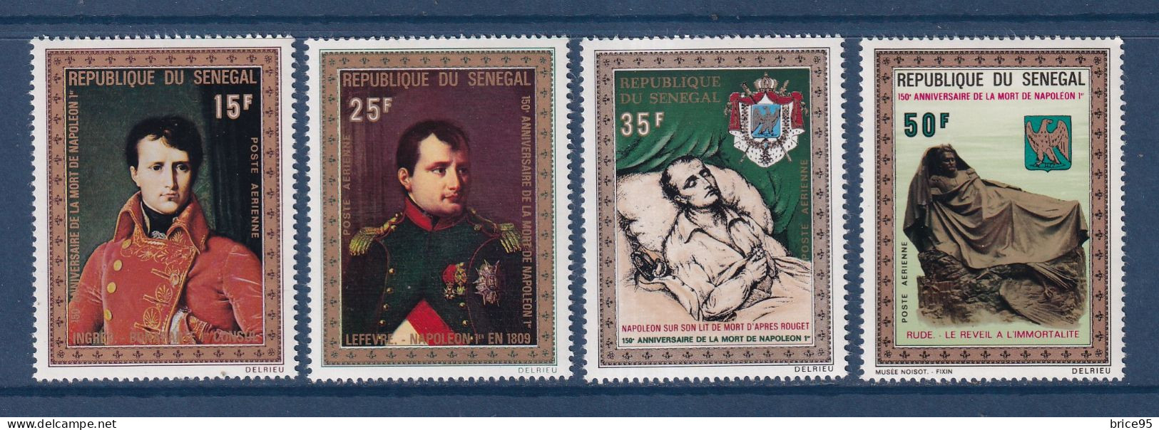 Sénégal - YT PA N° 104 à 107 ** - Neuf Sans Charnière - Poste Aérienne - 1971 - Senegal (1960-...)