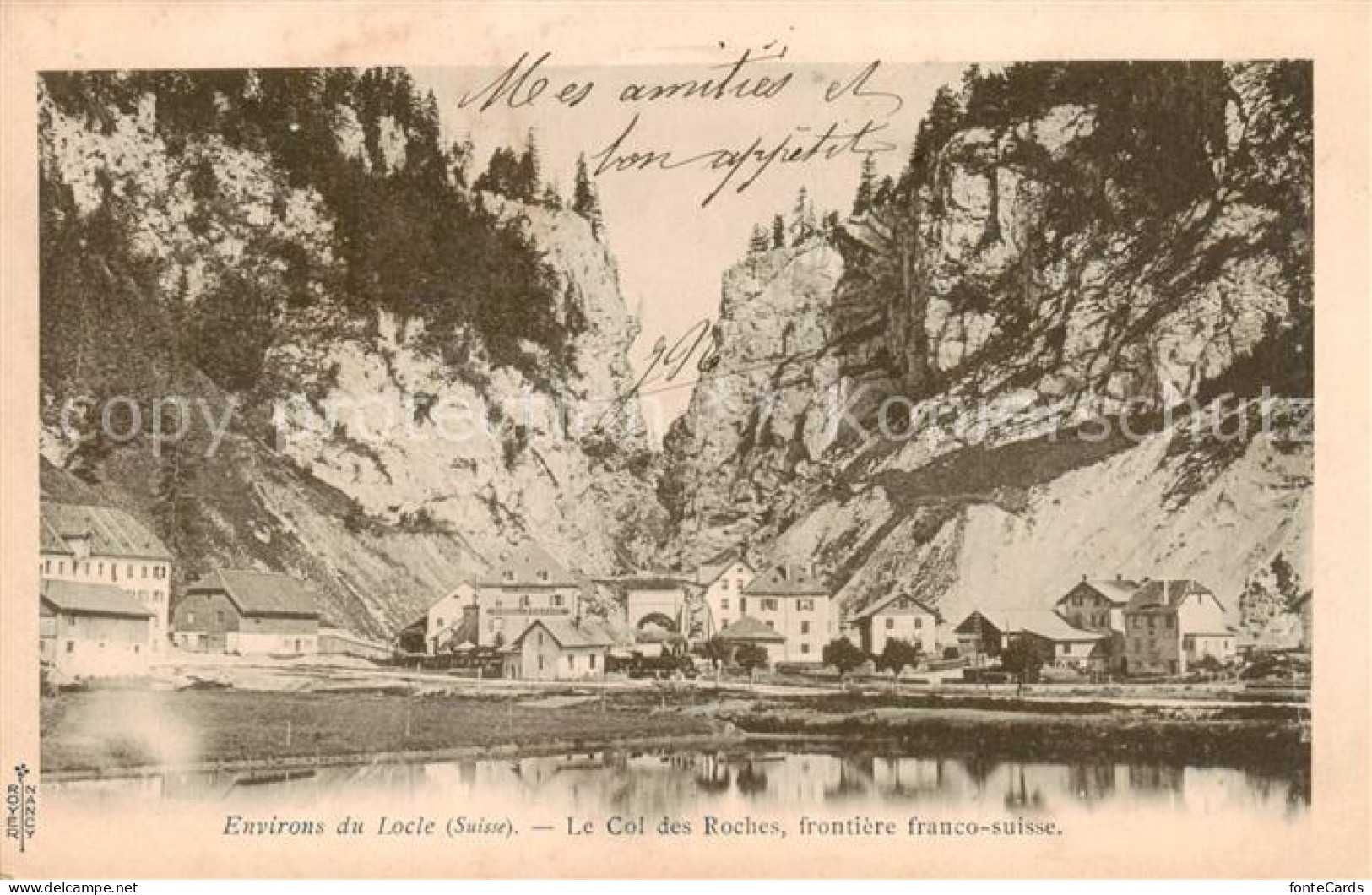 13821282 Le Locle NE Le Col Des Roches Frontiere Franco Suisse  - Autres & Non Classés