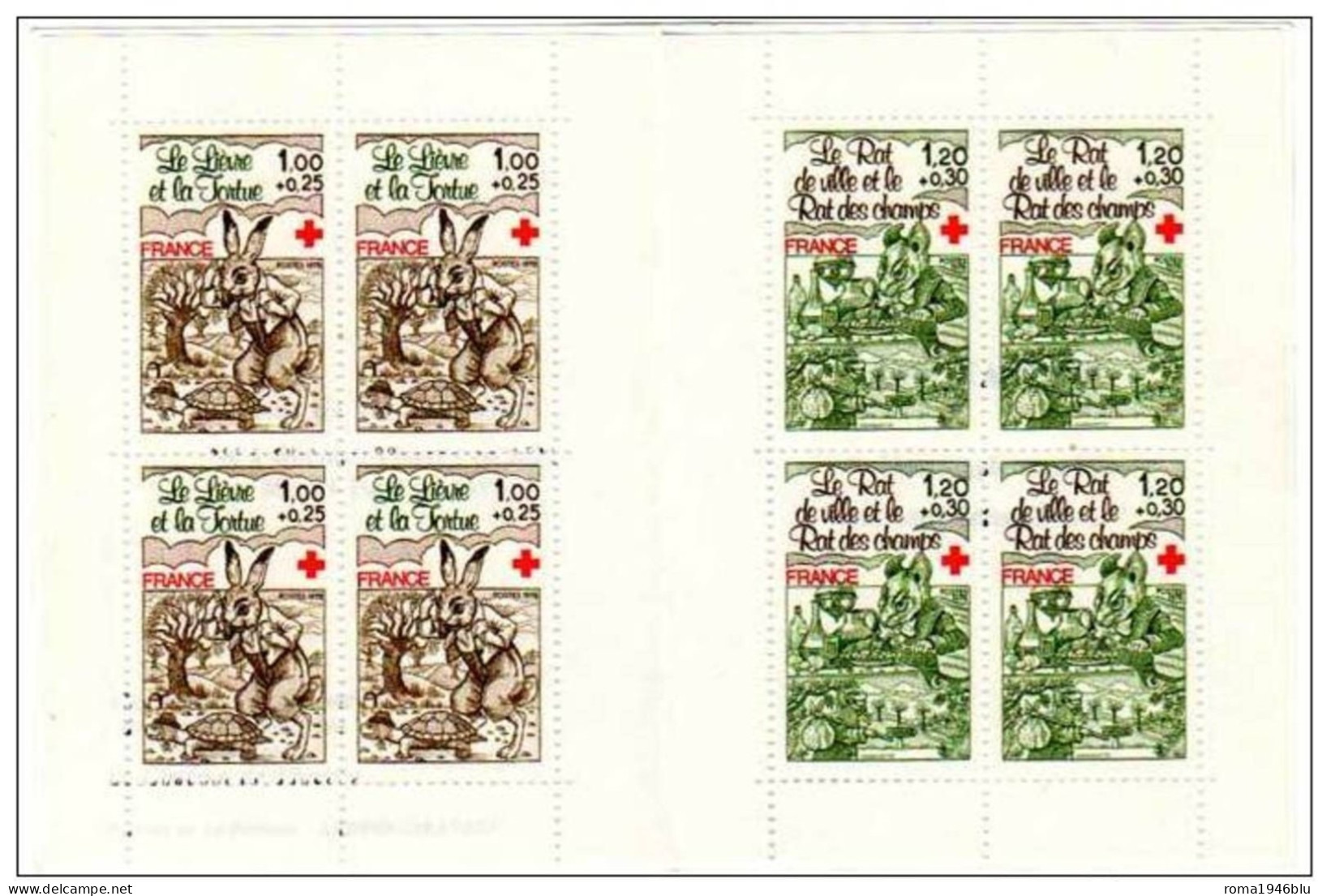 FRANCIA 1978 LIBRETTO PRO CROCE ROSSA ** MNH - Rode Kruis