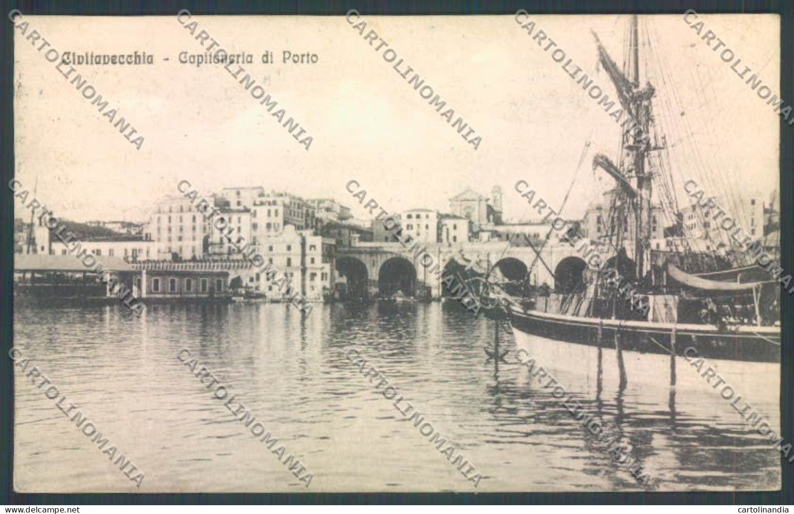 Roma Civitavecchia Veliero Cartolina ZB3193 - Autres & Non Classés