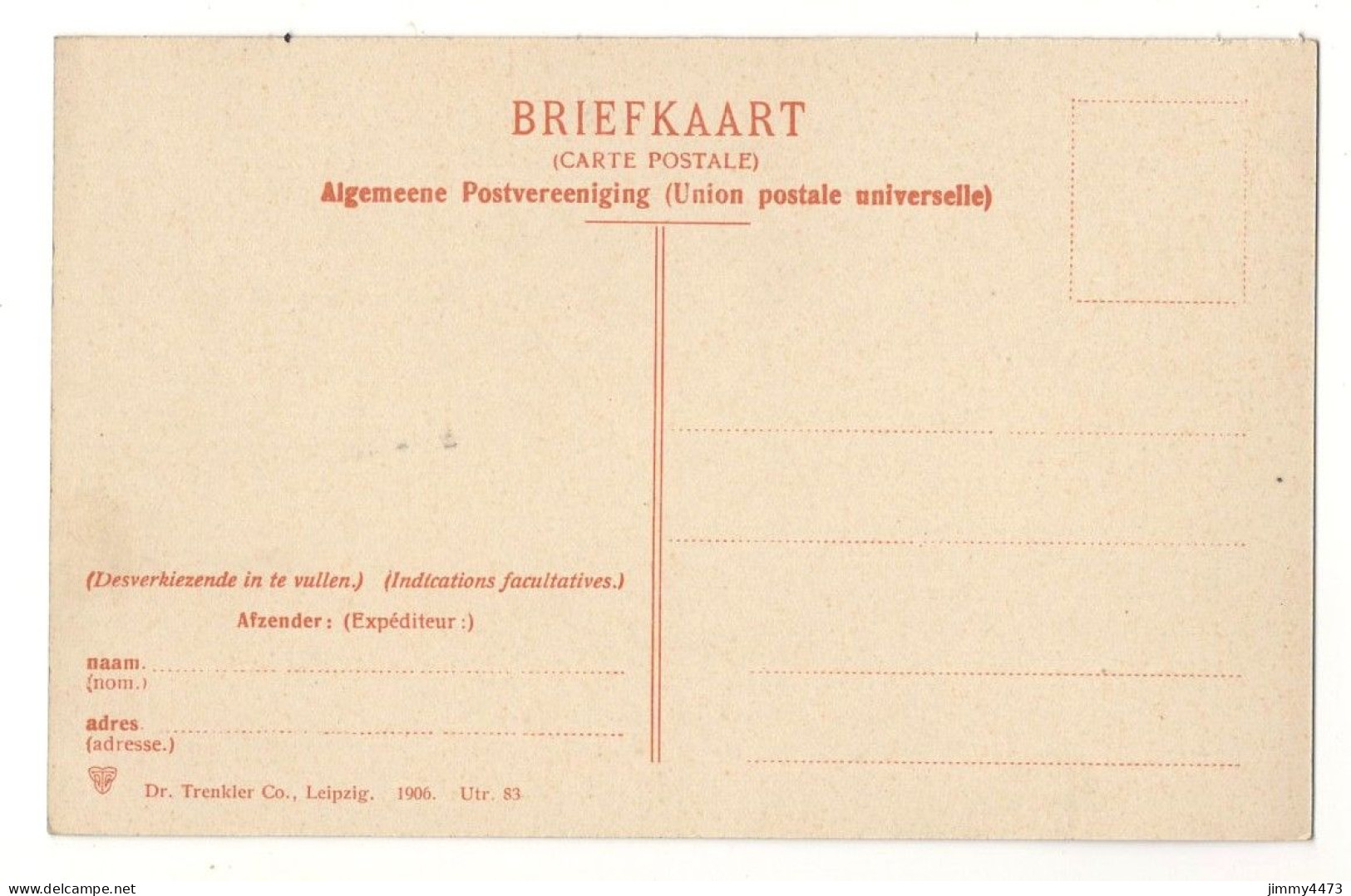 UTRECHT - Domkerk Archietkarner ( Pays-Bas ) Dr. Trenkler Co., Leipzig 1906  Utr. 83 - Utrecht