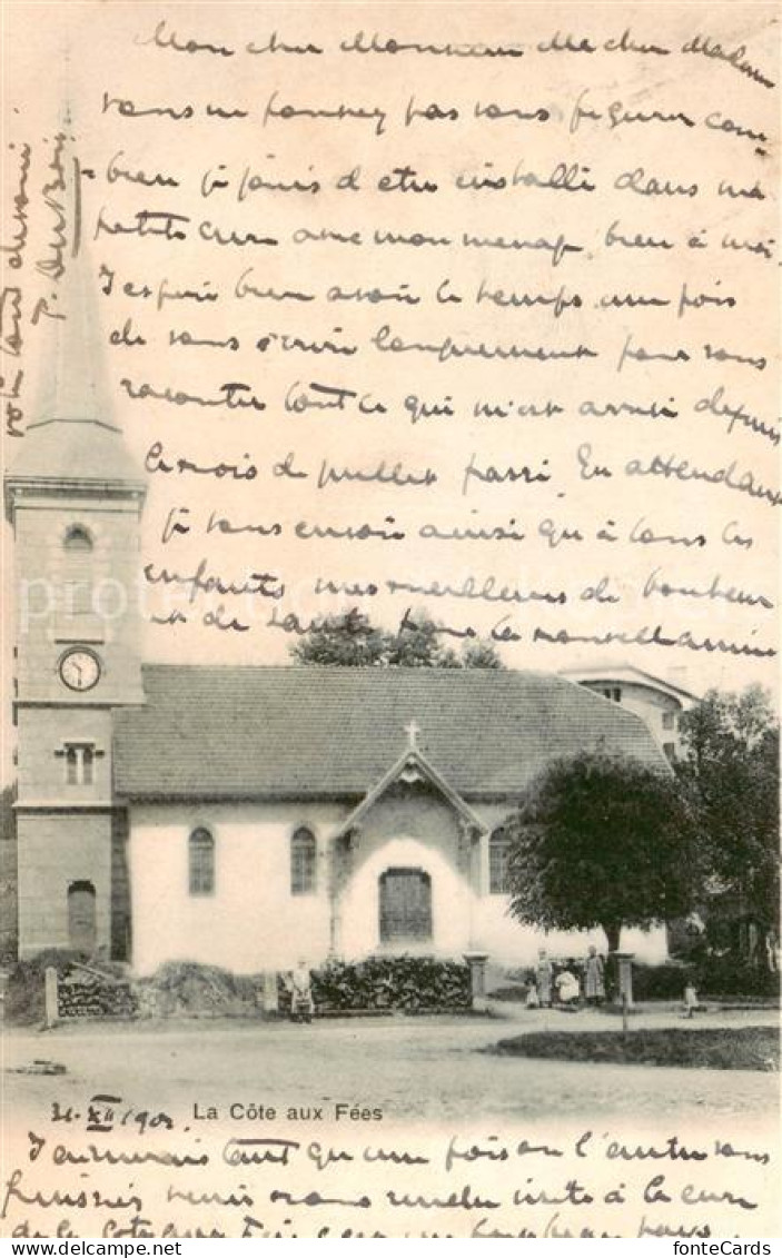 13821088 La Cote-aux-Fees Eglise Kirche La Cote-aux-Fees - Autres & Non Classés