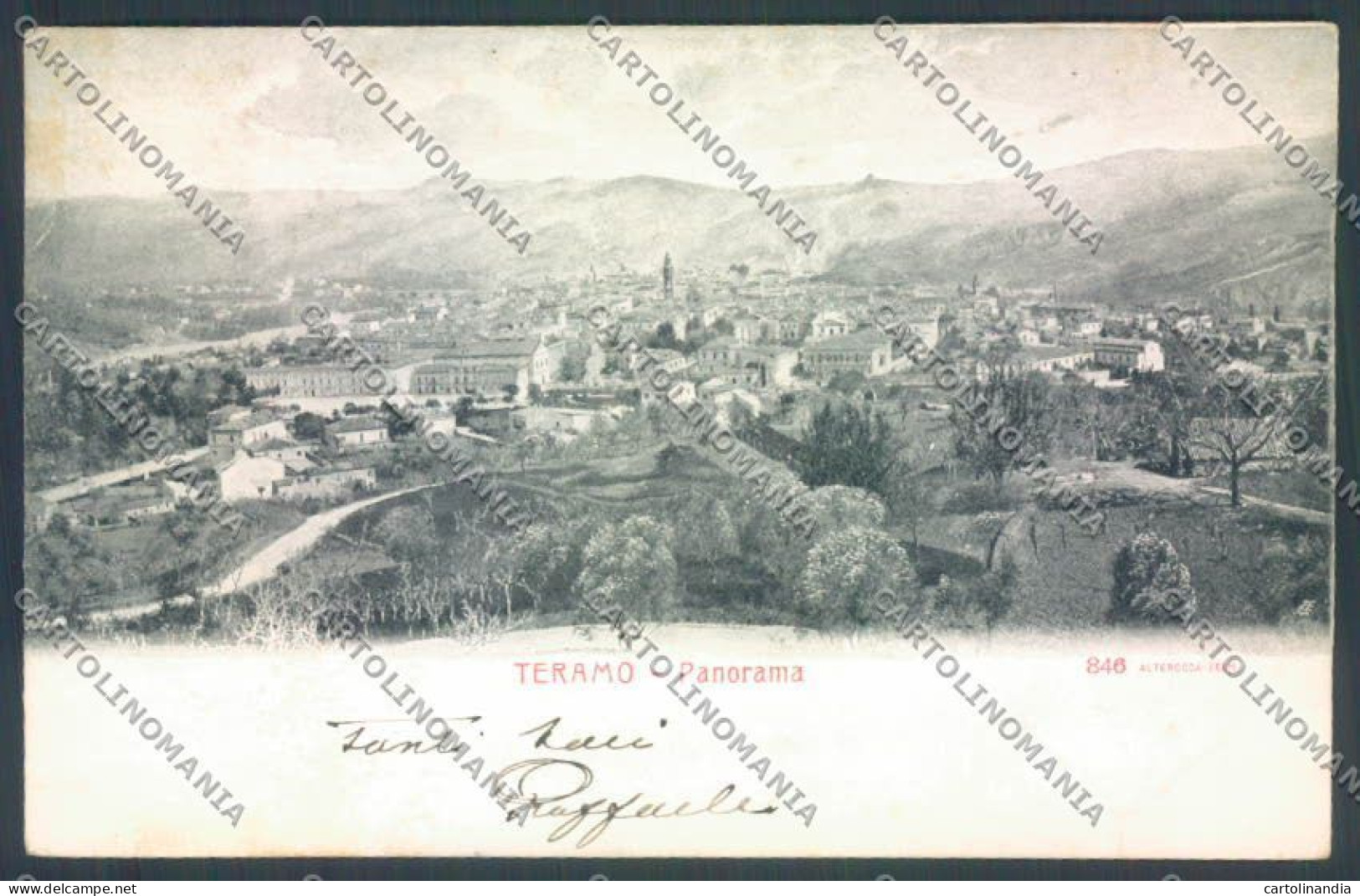 Teramo Città Alterocca 846 Cartolina ZB3309 - Teramo