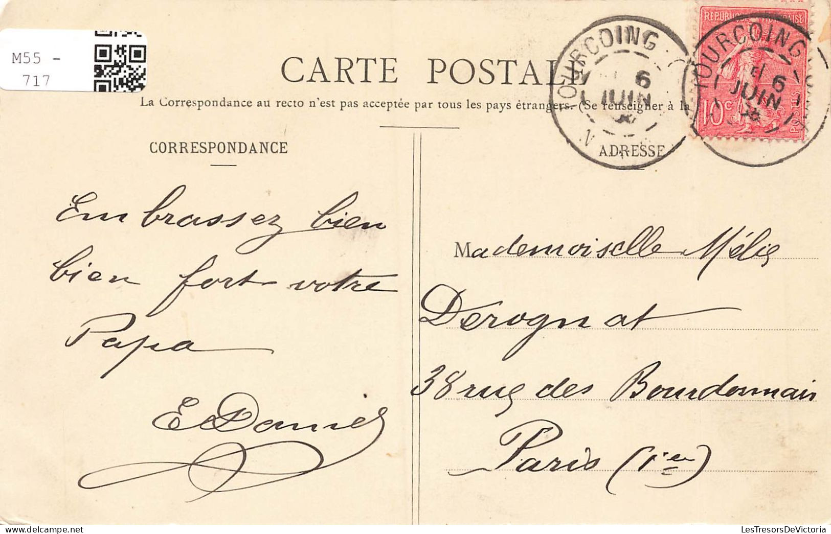 FRANCE - Tourcoing - Vue Sur Les Hôtels Des Postes - Jusqu'en 1906 - Carte Postale Ancienne - Tourcoing