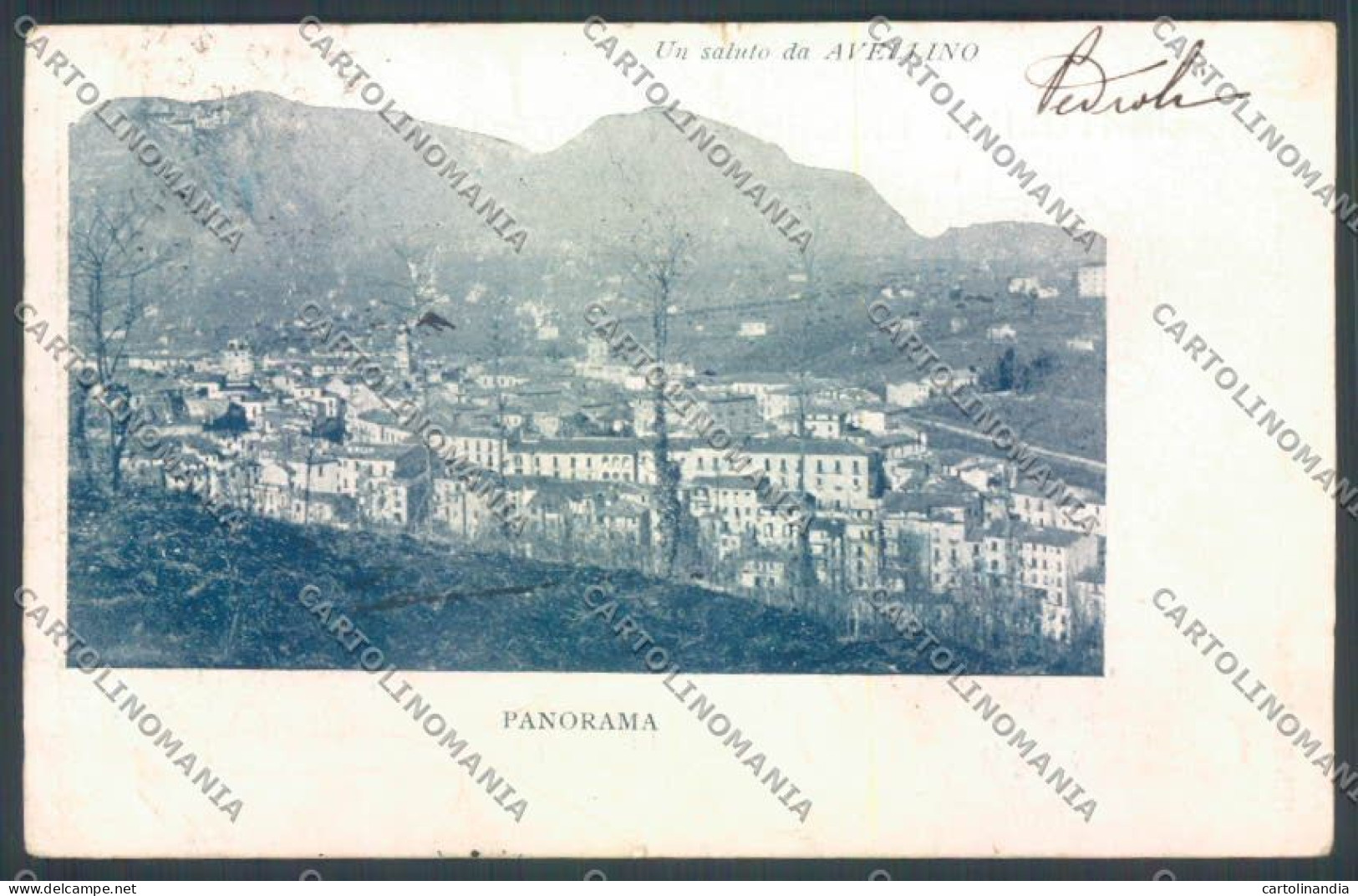 Avellino Città PIEGHINE STRAPPINO Cartolina ZB3404 - Avellino