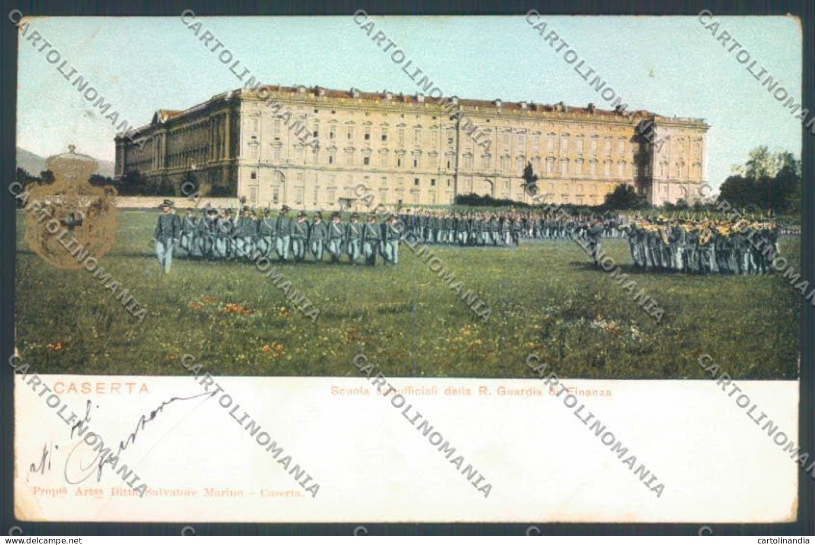 Caserta Città Militari GDF Cartolina ZB3434 - Caserta