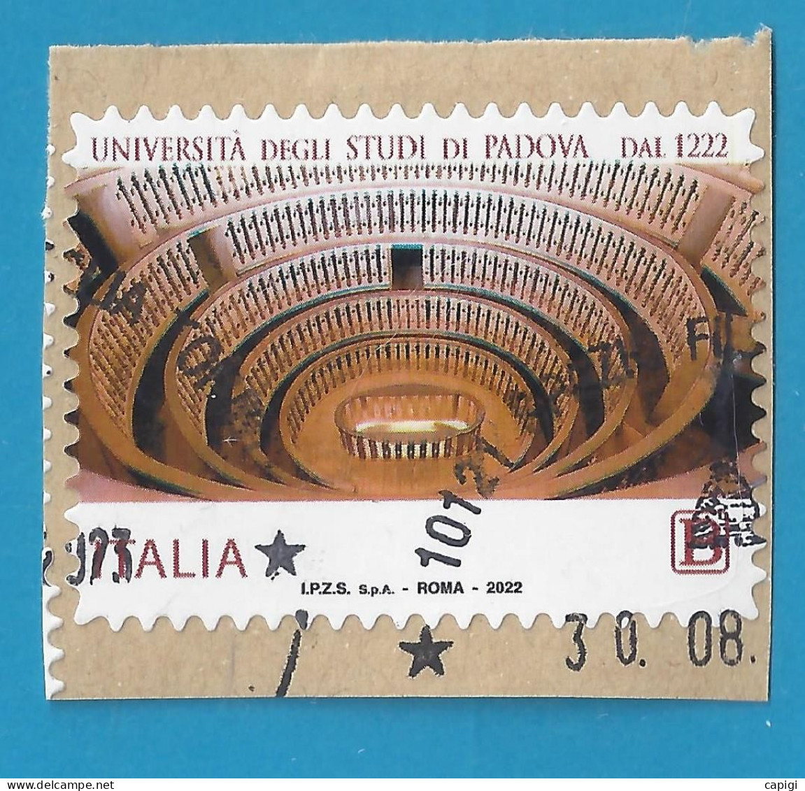 2022 - ITALIA - UNIVERSITA' DEGLI STUDI DI PADOVA  - USATO SU FRAMMENTO - 2021-...: Used