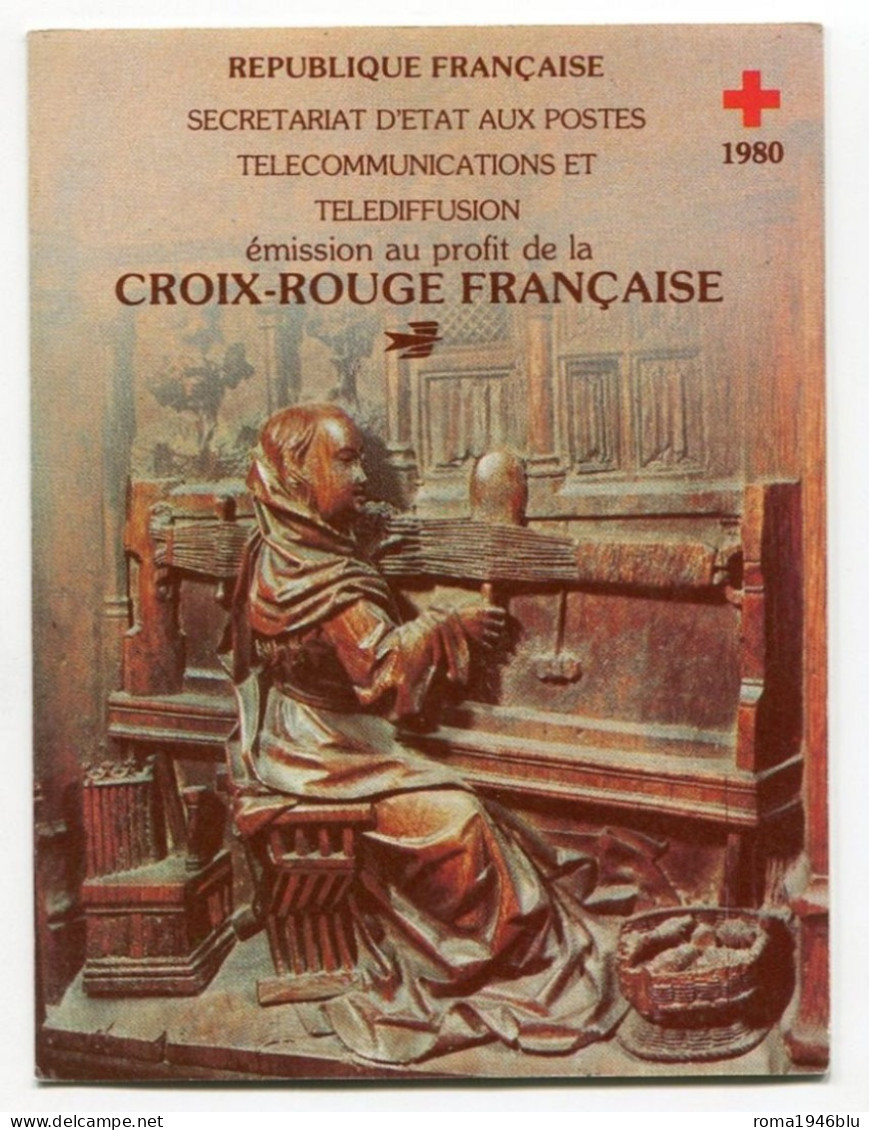 FRANCIA 1980 LIBRETTO PRO CROCE ROSSA ** MNH - Rotes Kreuz