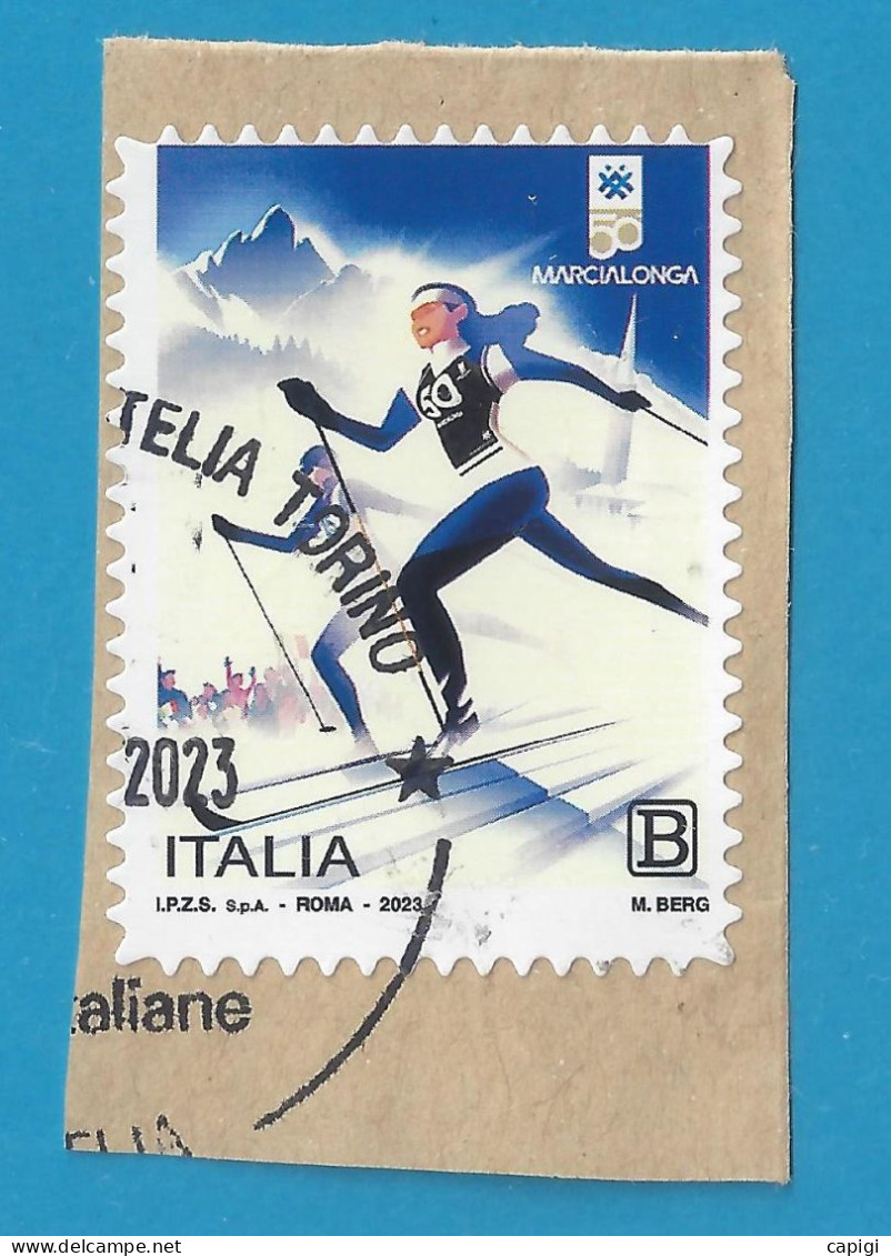 2023 - ITALIA - 50a MARCIALONGA  - USATO SU FRAMMENTO - 2021-...: Used