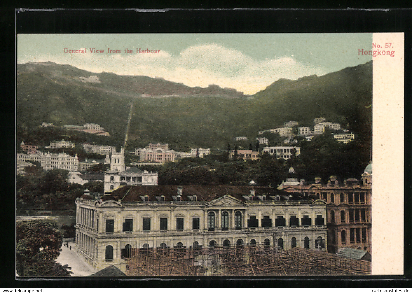 AK Hongkong, General View From The Harbour  - Chine