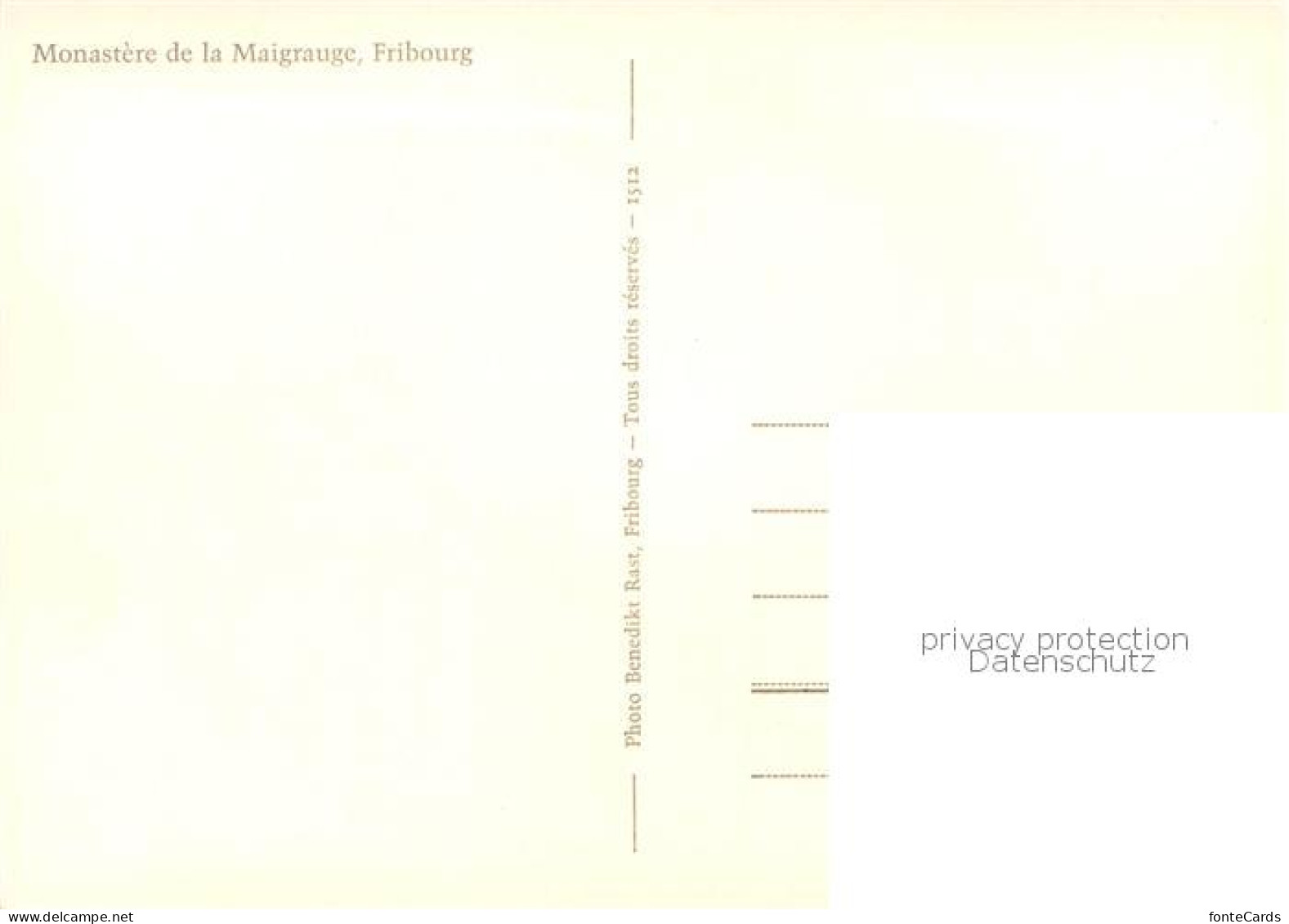 13819098 Fribourg FR Monastere De La Magrauge  Fribourg FR - Sonstige & Ohne Zuordnung