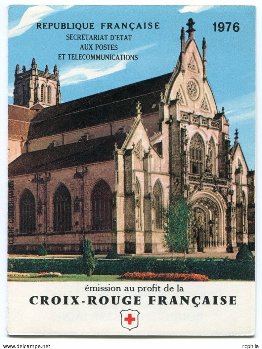 RC 21275 FRANCE COTE 9€ N° 2025 CARNET CROIX ROUGE DE 1976 NEUF ** MNH TB - Croix Rouge