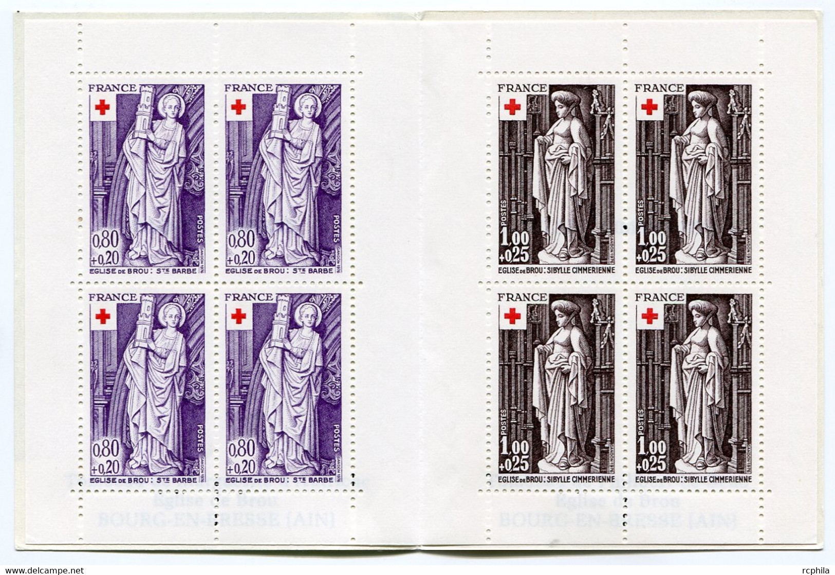 RC 21275 FRANCE COTE 9€ N° 2025 CARNET CROIX ROUGE DE 1976 NEUF ** MNH TB - Red Cross