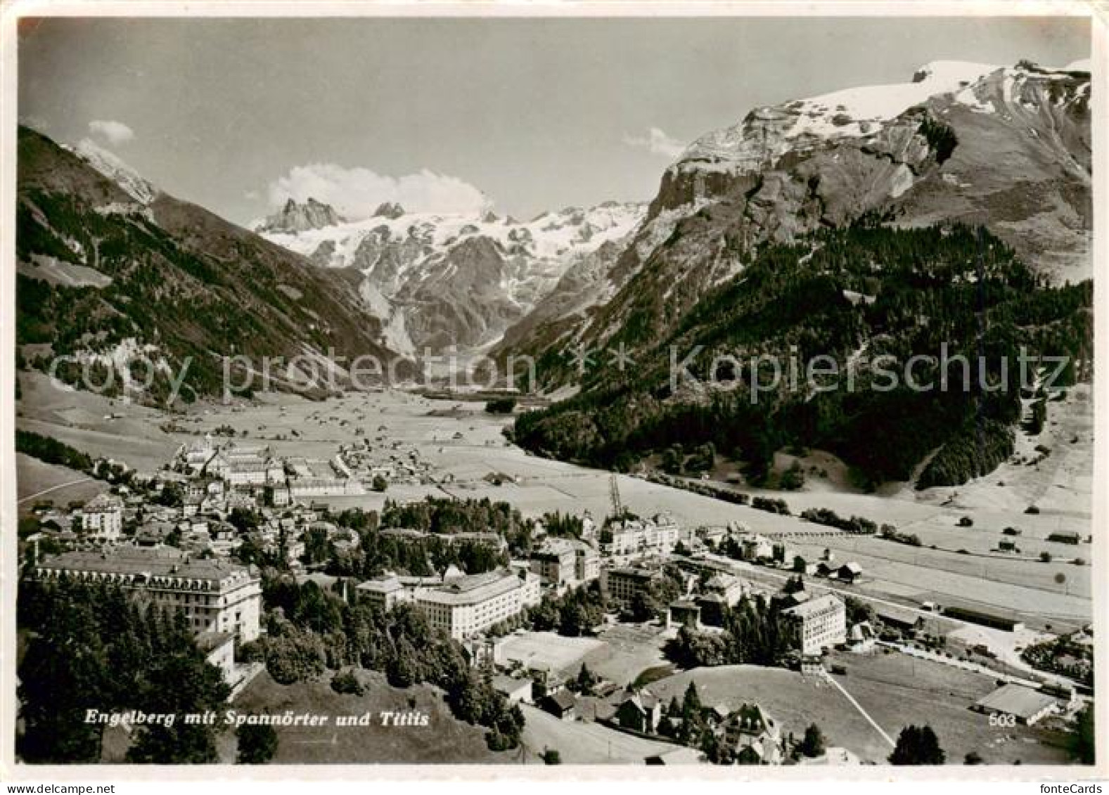 13818901 Engelberg  OW Panorama Mit Spannoerter Und Titlis  - Sonstige & Ohne Zuordnung