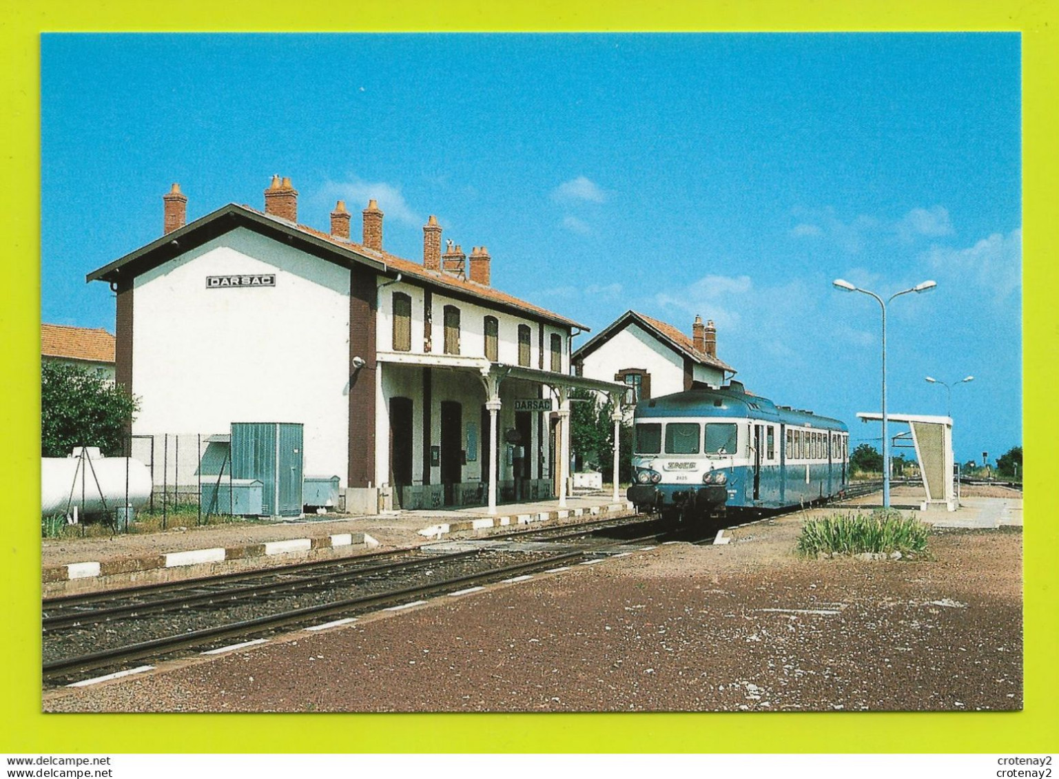 43 DARSAC N°533 TRAIN Autorail SNCF En Gare En Juillet 1995 VOIR DOS - Autres & Non Classés