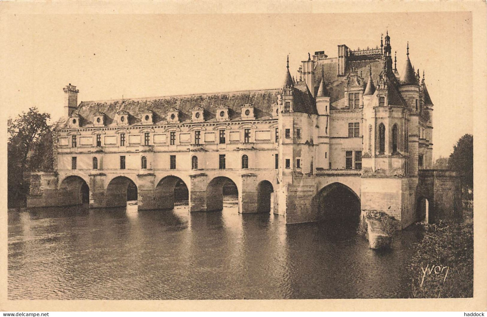 CHENONCEAUX : LE CHATEAU - FACADE NORD EST - Chenonceaux