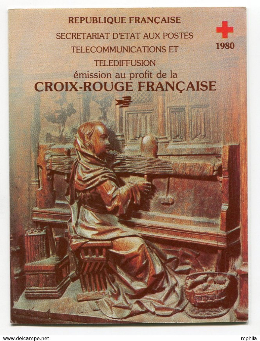RC 21279 FRANCE COTE 9€ N° 2029 CARNET CROIX ROUGE DE 1980 NEUF ** MNH TB - Rode Kruis