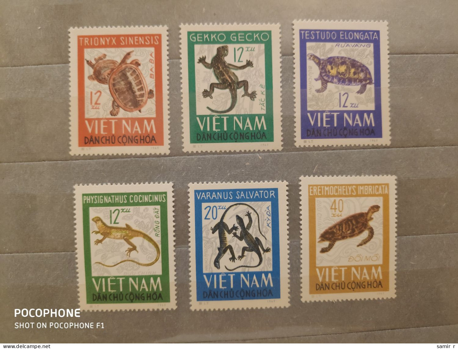 1965	Vietnam	Turtles Lizards (F93) - Vietnam