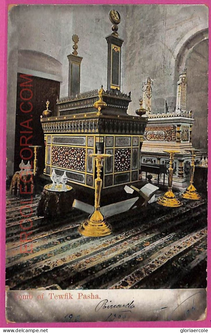 Ag2746 - EGYPT - VINTAGE POSTCARD - Tomb Of Tewfik Pasha - Other & Unclassified