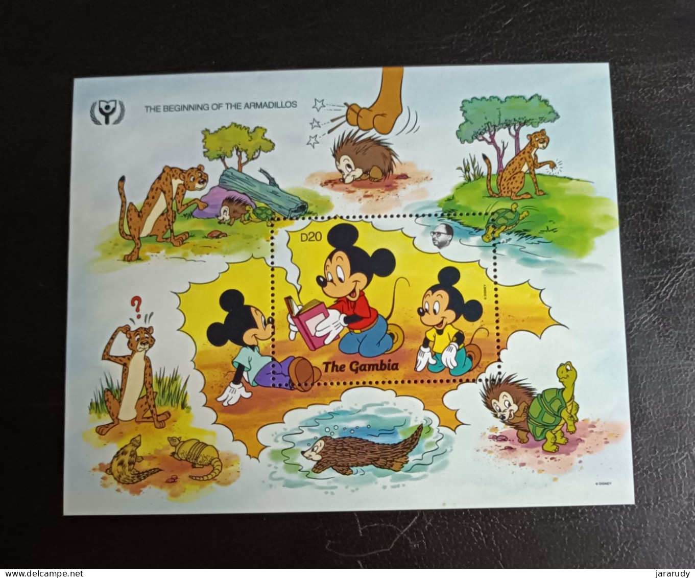 DISNEY GAMBIA 1991 Yv BF 131 MNH - Disney