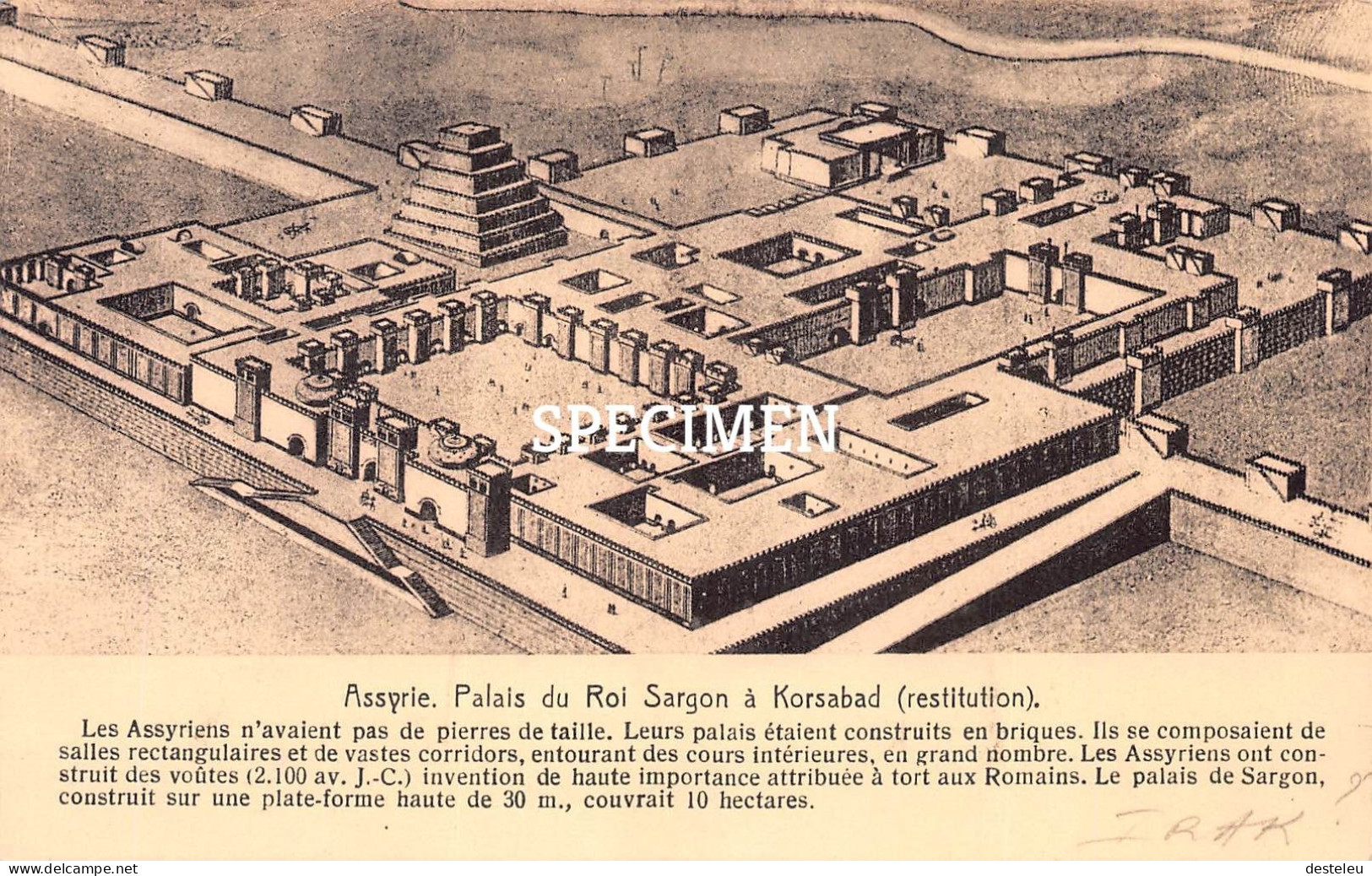 Palais Du Roi Sargon à Korsabad - Assyrie - Iraq - Irak