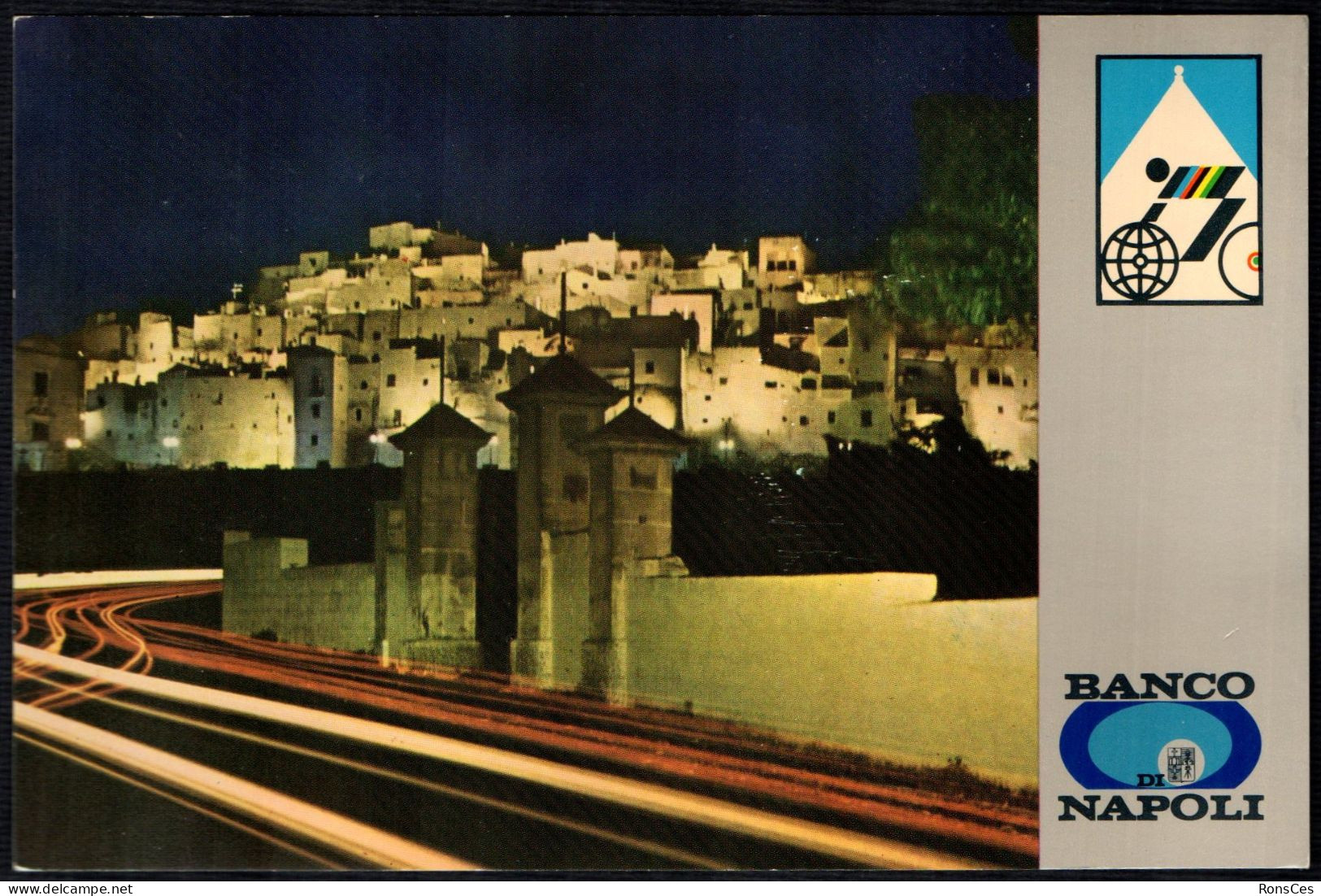 CYCLING - ITALIA OSTUNI (BR) 1976 - CAMPIONATO MONDIALE PROFESSIONISTI DI CICLISMO SU STRADA - CARTOLINA UFFICIALE - A - Cyclisme