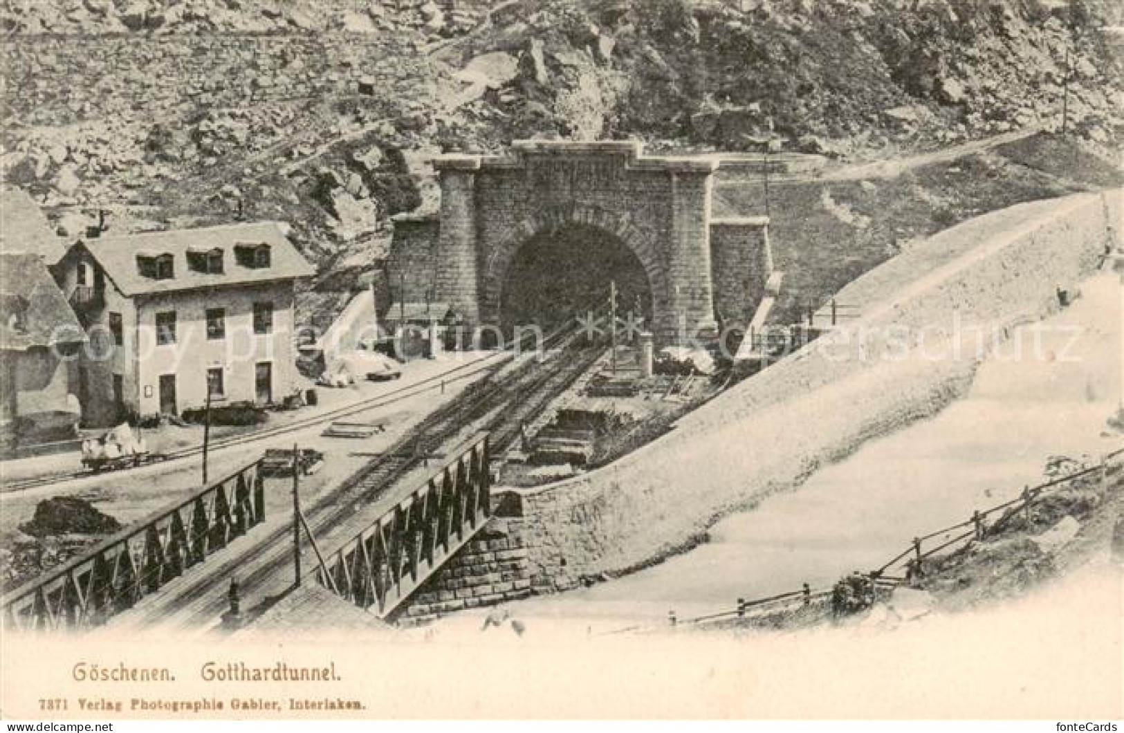 13816410 Goeschenen Goeschenen UR Gotthardtunnel  - Autres & Non Classés