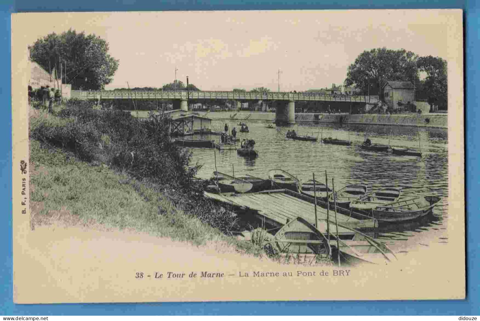 94 - Le Tour De Marne - La Marne Au Pont De Bry - Carte Vierge - Autres & Non Classés