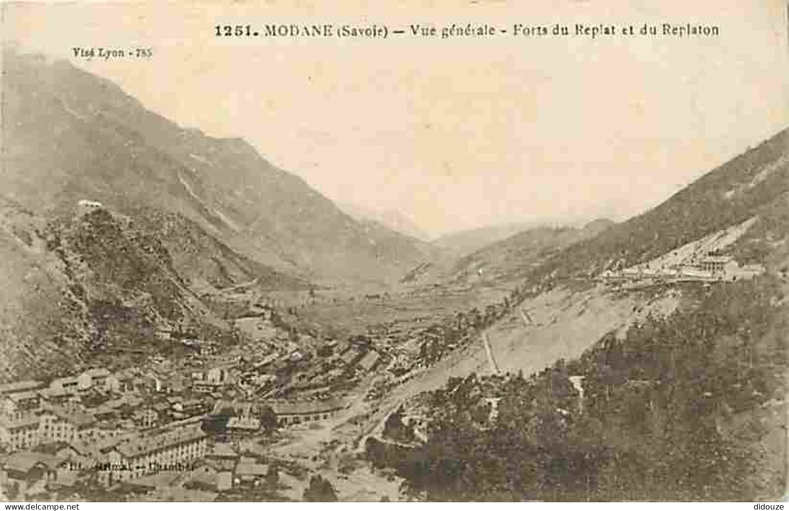 73 - Modane - Vue Générale - Forts Du Replat Et Du Replaton - CPA - Voir Scans Recto-Verso - Modane