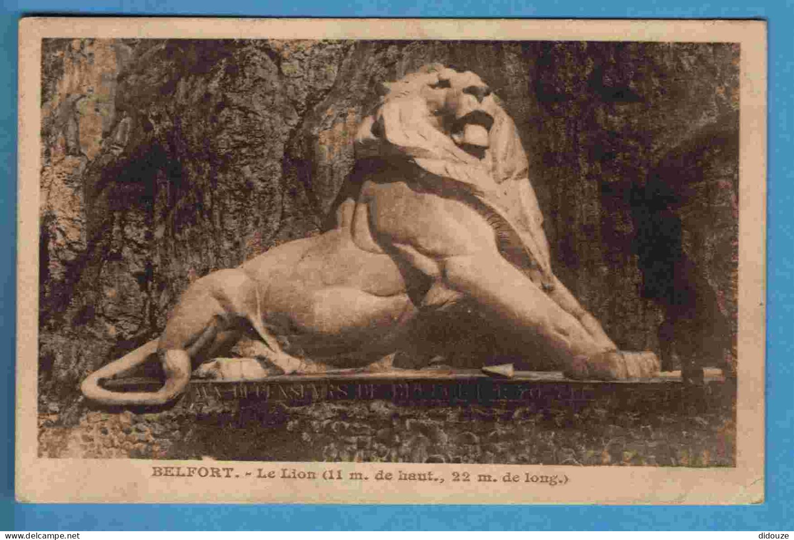 90 - Belfort - Lion De Belfort - Ecrite En 1913 - Belfort - Ville