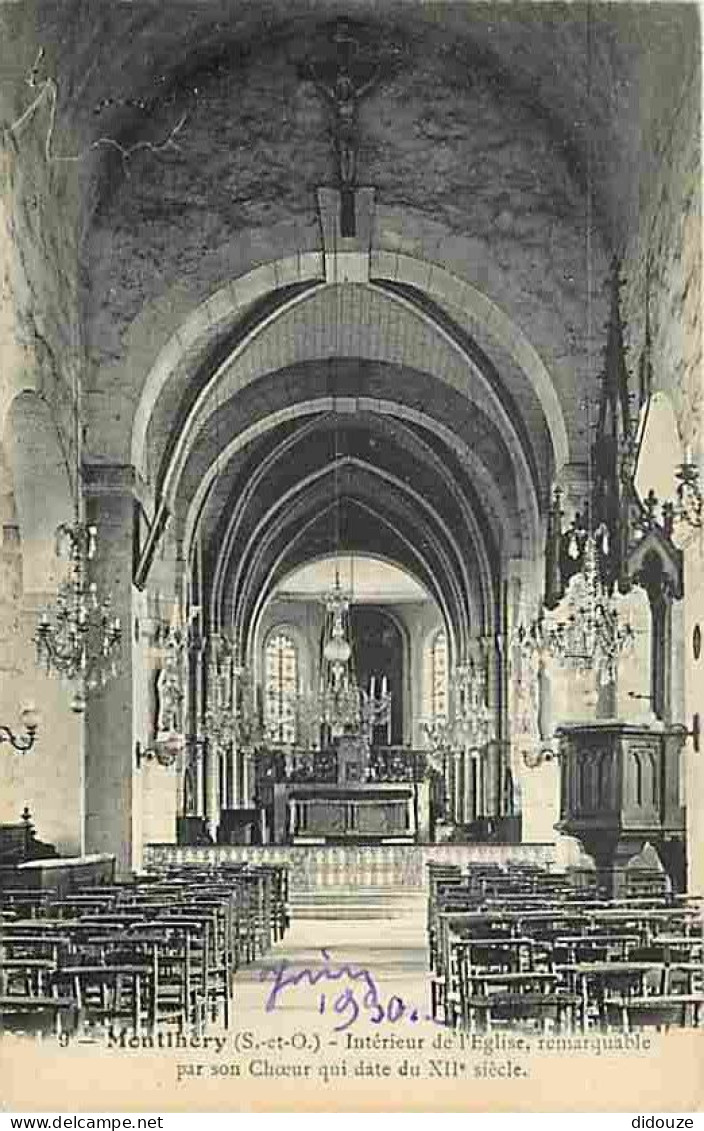 91 - Montlhéry - Intérieur De L'Eglise - CPA - Voir Scans Recto-Verso - Montlhery
