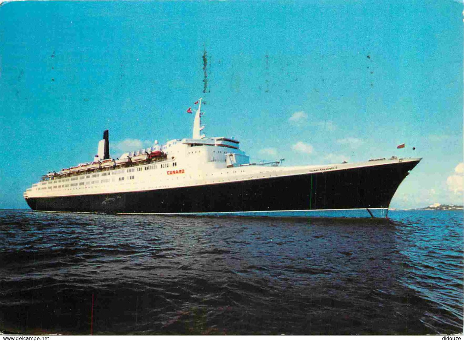 Bateaux - Paquebots - R.M.S. Queen Elizabeth 2 - CPM - Voir Scans Recto-Verso - Paquebote