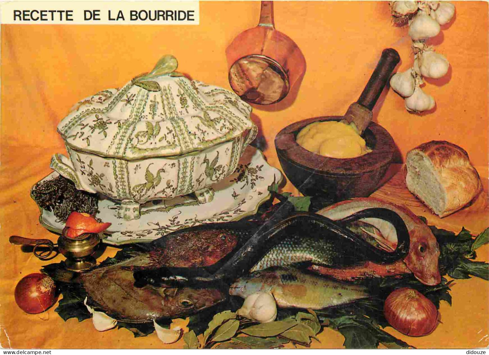 Recettes De Cuisine - Bourride - Gastronomie - CPM - Voir Scans Recto-Verso - Recetas De Cocina