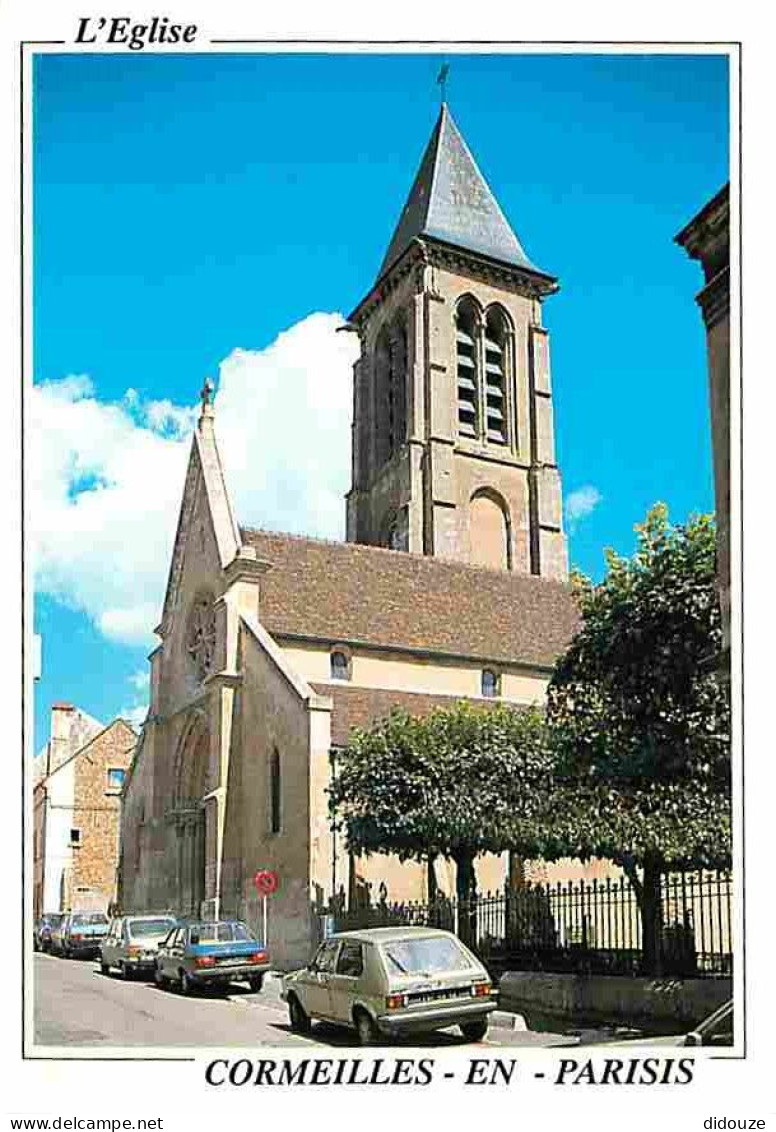 Automobiles - Cormeilles En  Parisis - L'Eglise - CPM - Voir Scans Recto-Verso - Turismo