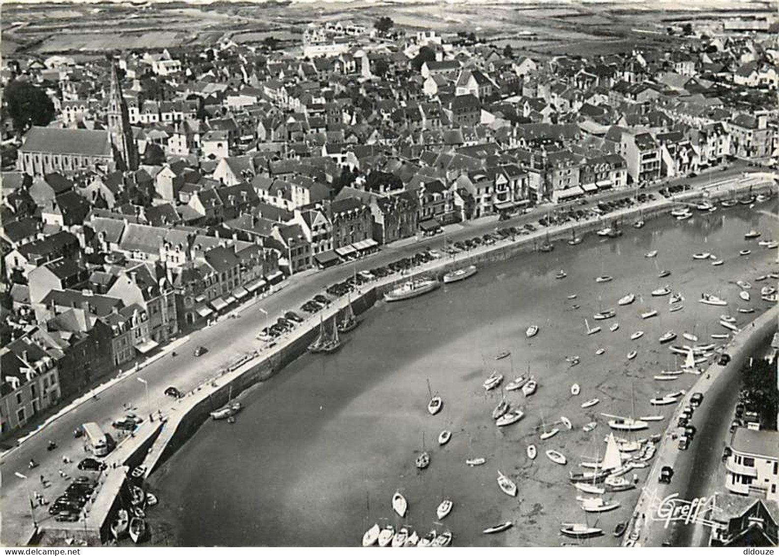 44 - Le Pouliguen - Vue Aérienne Du Port Et De La Ville - Mention Photographie Véritable - CPSM Grand Format - Carte Neu - Le Pouliguen