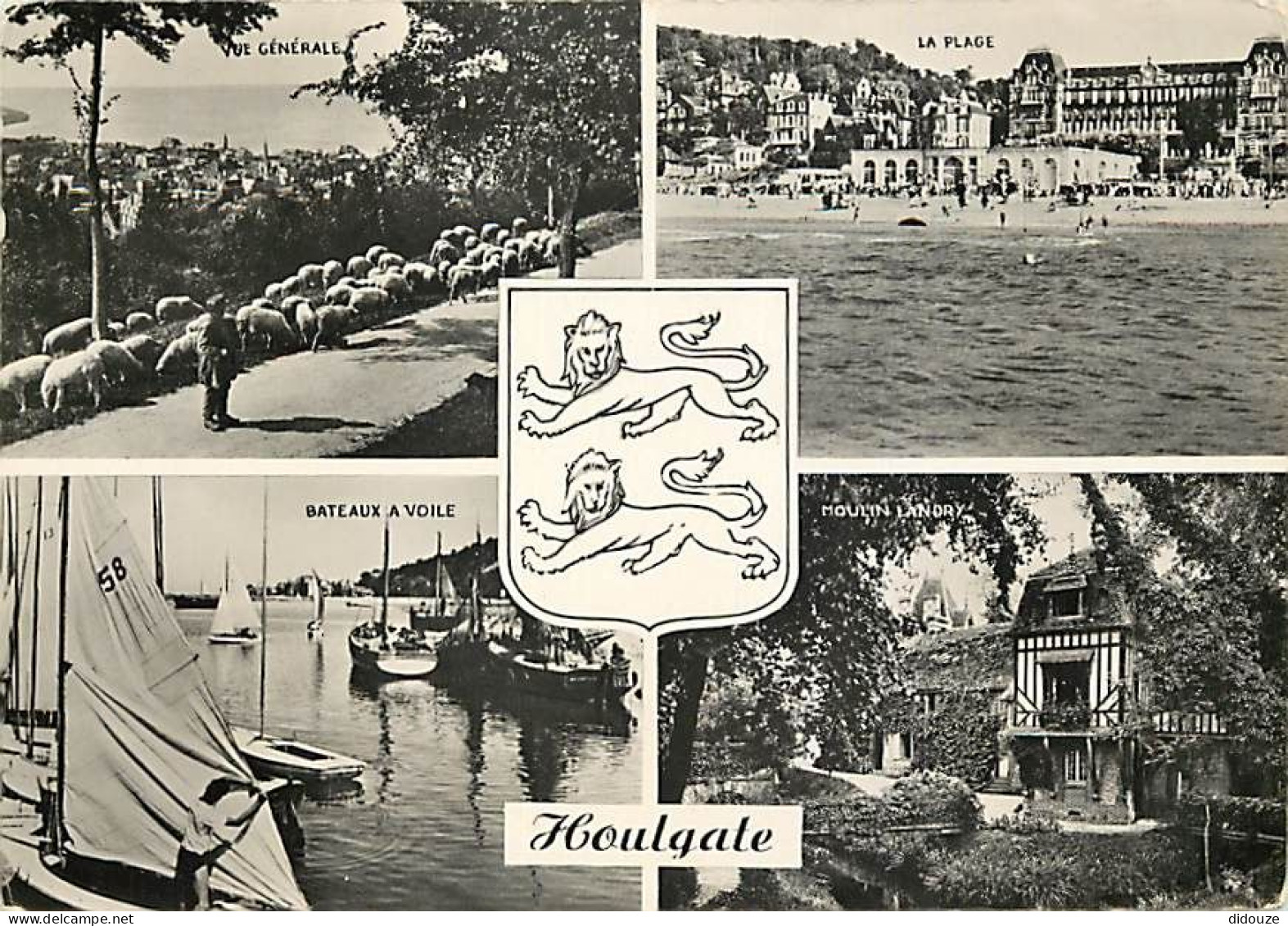 14 - Houlgate - Multivues - Blasons - Mention Photographie Véritable - CPSM Grand Format - Carte Neuve - Voir Scans Rect - Houlgate