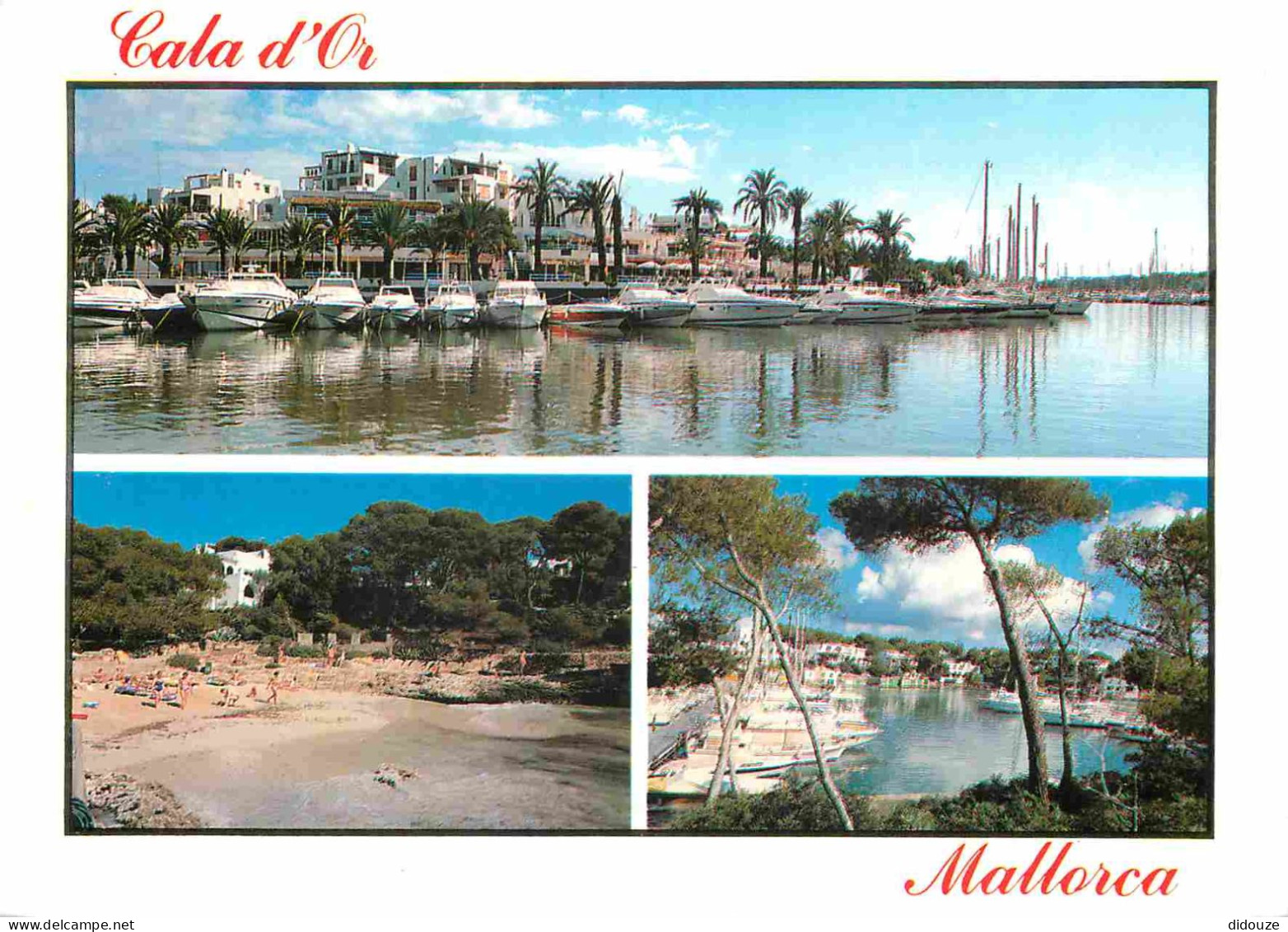 Espagne - Espana - Islas Baleares - Mallorca - Cala D'Or - Multivues - Bateaux - CPM - Voir Scans Recto-Verso - Mallorca