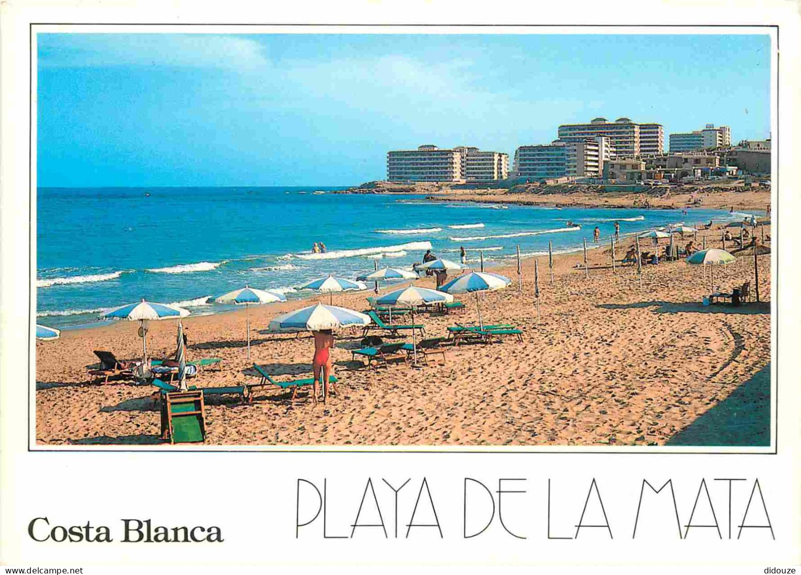 Espagne - Espana - Comunidad Valenciana - Torrevieja - Playa De La Mata - Plage - Femme En Maillot De Bain - CPM - Voir  - Alicante