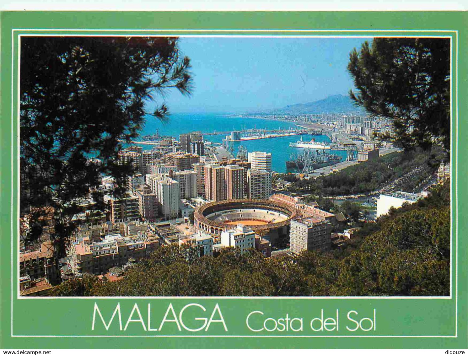 Espagne - Espana - Andalucia - Malaga - Plaza De Toros Y Puerto - Arènes Et Port - Espana - CPM - Voir Scans Recto-Verso - Málaga