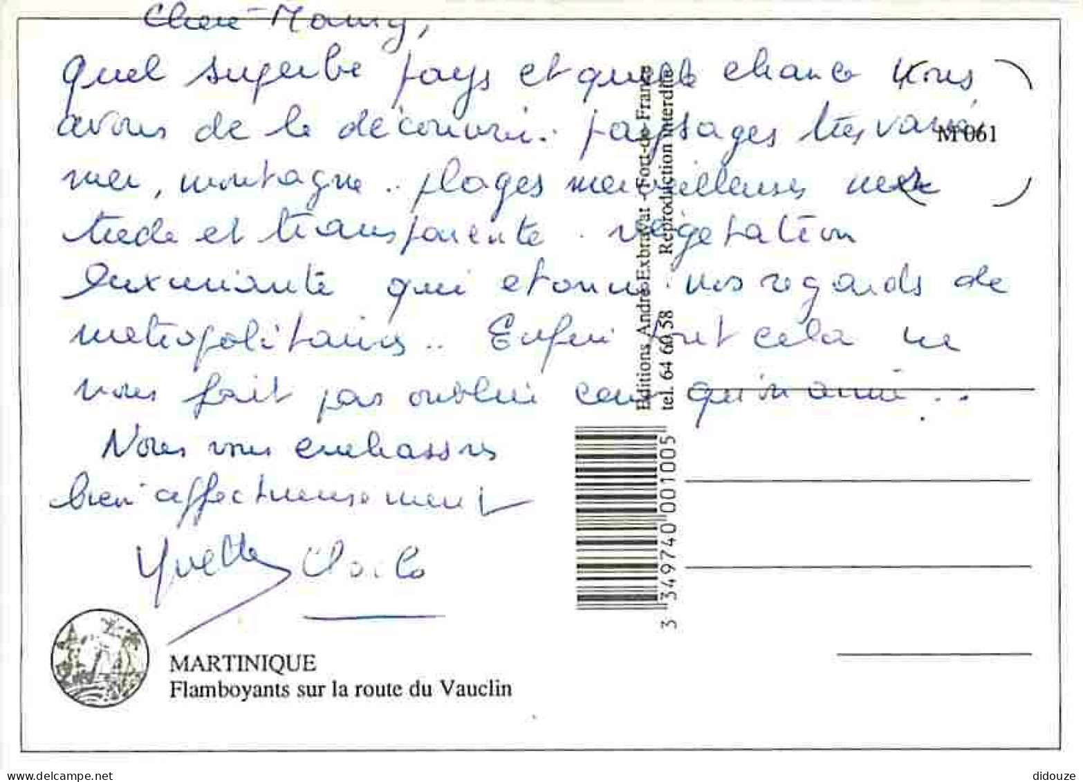 Martinique - Le Vauclin - Flamboyants Sur La Route Du Vauclin - CPM - Voir Scans Recto-Verso - Other & Unclassified