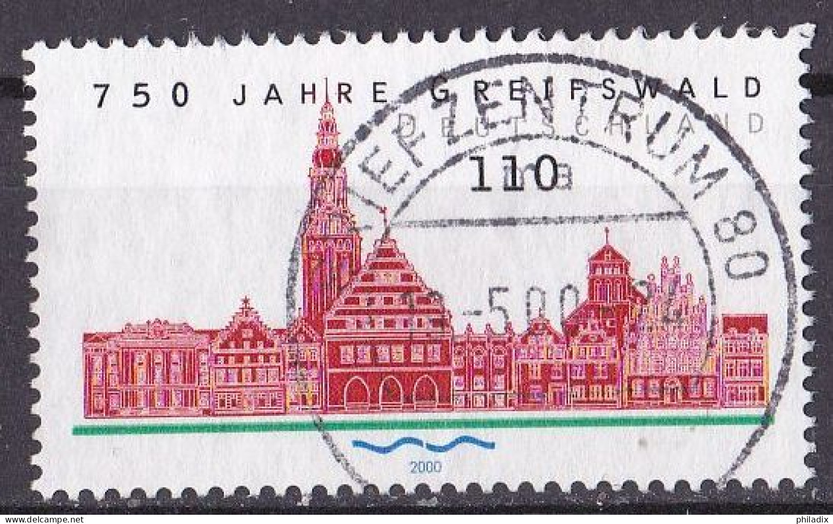 BRD 2000 Mi. Nr. 2111 O/used Vollstempel (BRD-1-3) - Oblitérés