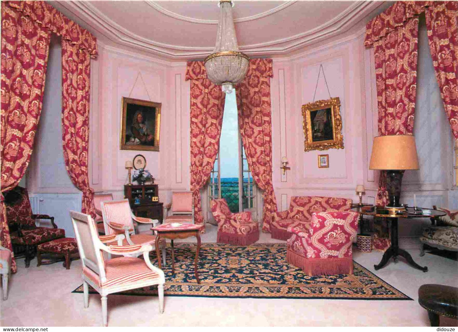 58 - Bazoches Du Morvand - Intérieur Du Château - Salon De La Tour - CPM - Carte Neuve - Voir Scans Recto-Verso - Bazoches