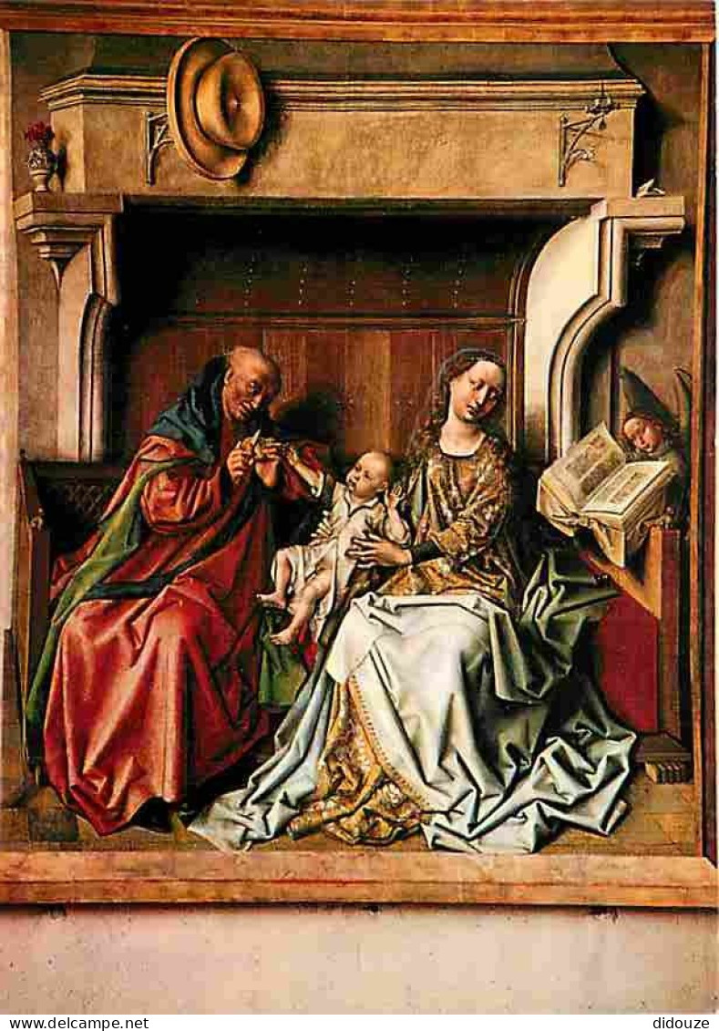 Art - Peinture Religieuse - Maitre De Flemalle - La Sainte Famille - Le Puy - CPM - Voir Scans Recto-Verso - Gemälde, Glasmalereien & Statuen