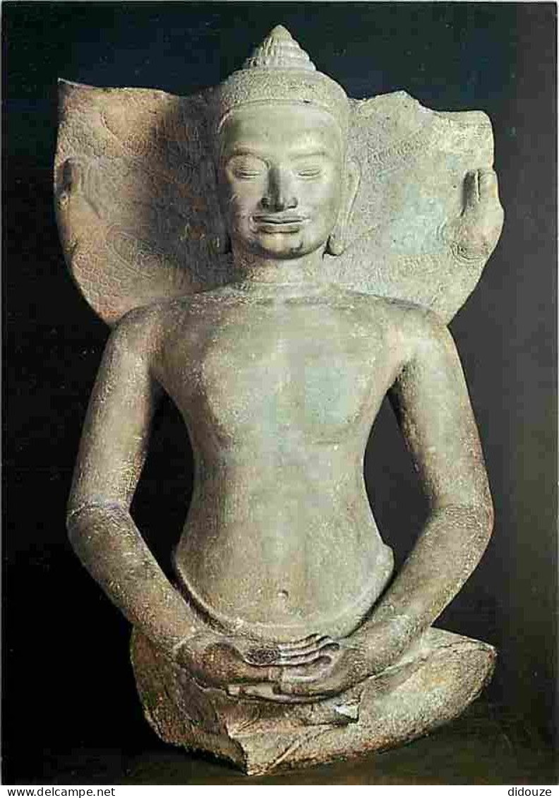 Art - Antiquités - Buddha Sur Le Naga - Fin Du 12e S - CPM - Voir Scans Recto-Verso - Antike