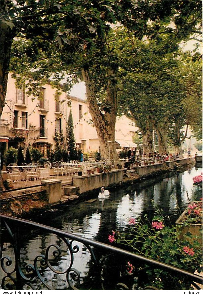 30 - Goudargues - Le Canal Et L'Hôtel Du Commerce - Carte Neuve - CPM - Voir Scans Recto-Verso - Otros & Sin Clasificación