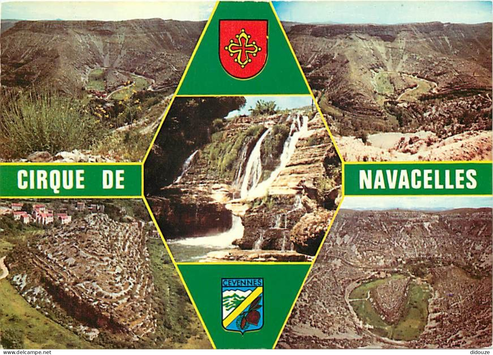 30 - Gard - Le Cirque De Navacelles - Multivues - Blasons - CPM - Voir Scans Recto-Verso - Otros & Sin Clasificación