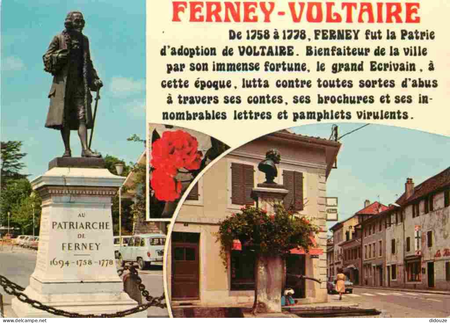 01 - Ferney Voltaire - Multivues - Automobiles - Monument - CPM - Voir Scans Recto-Verso - Ferney-Voltaire