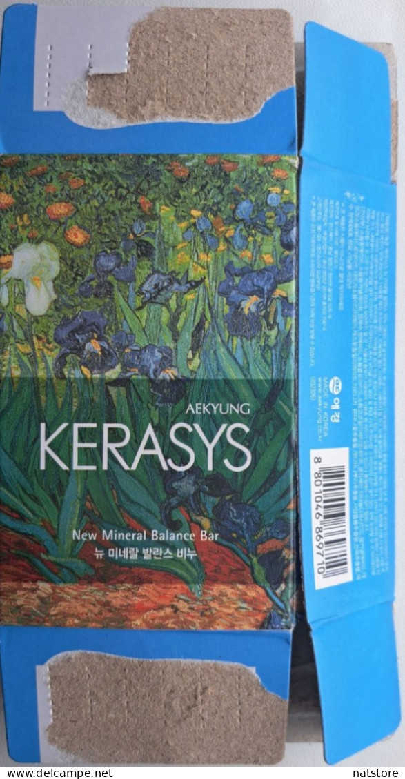 KOREA..SOAP LABEL..KERASYS..NEW MINERAL BALANCE BAR - Etiquetas